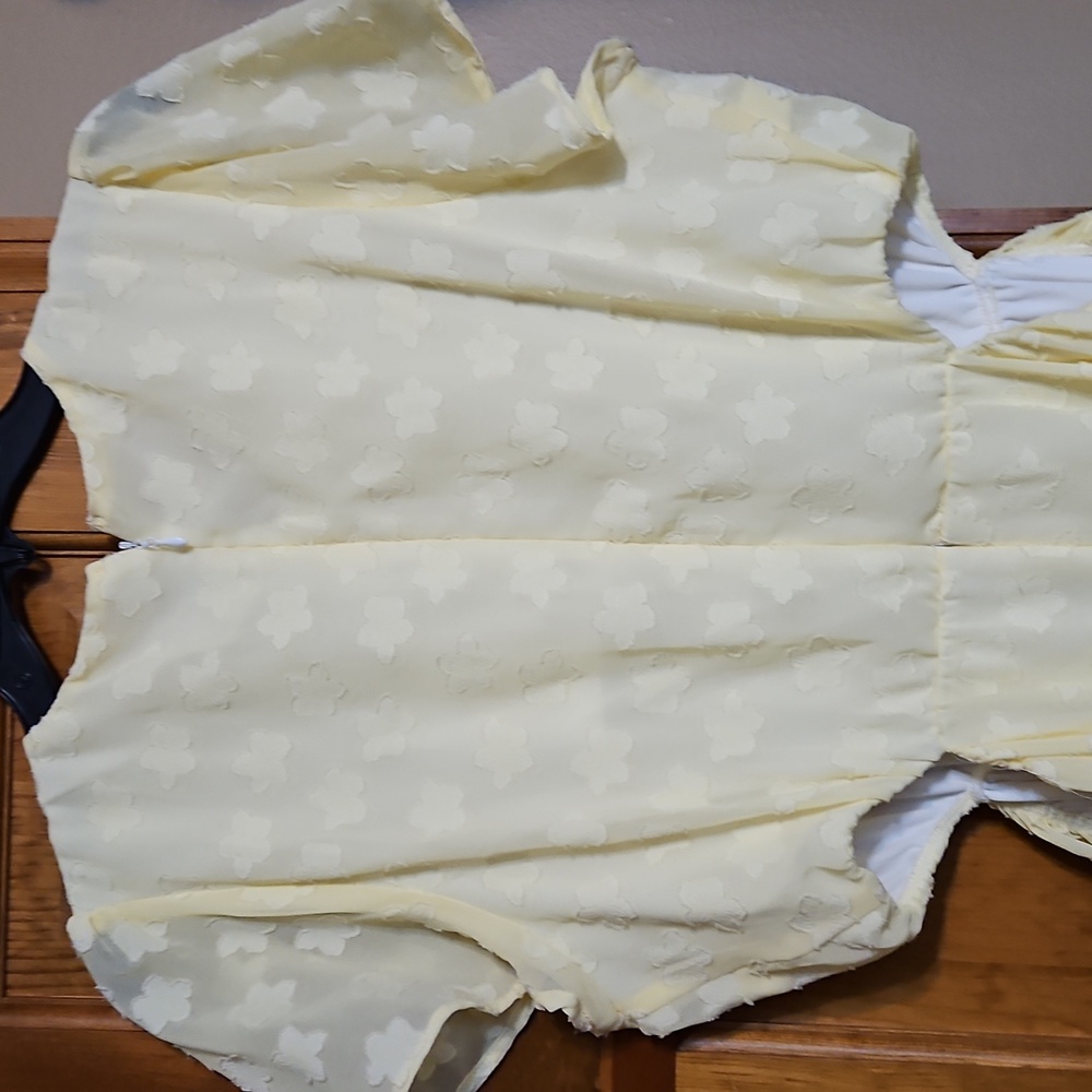Show Me Your MuMu Merritt Pastel Yellow Daisy Mini Dress-NWT - Picture 9 of 13
